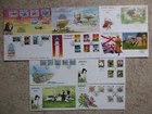 JERSEY - 2003 YEAR COLLECTION OF 10 FIRST DAY COVERS CAT £59.50 SUPER LOT