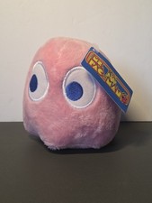 Pac-Man Ghost Plush Pink Blinky Inky Clyde 6  Stuffed Toy New w/ Tag