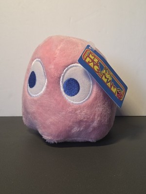 Pac-Man Ghost Plush Pink Blinky Inky Clyde 6  Stuffed Toy New w/ Tag