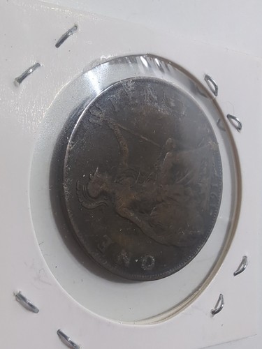 ✨ANTIQUE✨ 1917 GREAT BRITAIN One Penny Coin VF-XF GEORGE V DEI GRA.BRITT - Picture 6 of 13