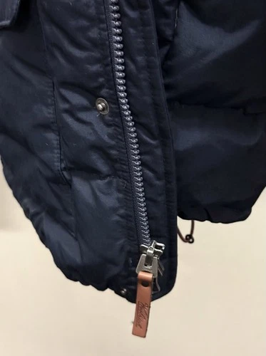 Woolrich Langhorne Men's Puffer Jacket Size Medium Deep Navy 550 Fill 16106 image 10
