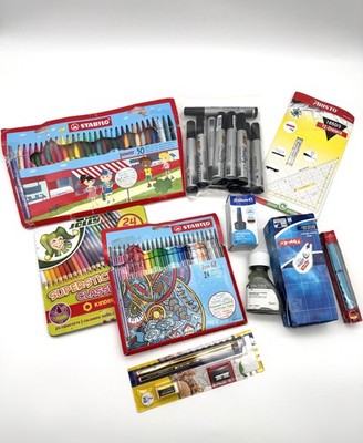 10x Schreibwaren Bundle Konvolut STABILO Pelikan BIC Faber-Castell Retoure.