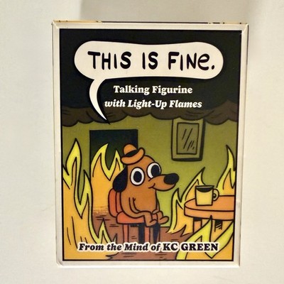 This Is Fine Talking Figurine: With Light and Sound! by KC Green