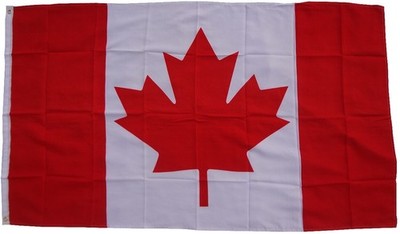 Flagge Kanada 90 x 150 cm mit 2 Messing Ösen Hissen Hissfahne Canada Flag Fahne