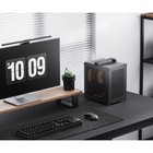 C6-ITX Black Mini ITX Handled Mesh PC Case, Simple Compact Desktop Chassis, S...