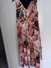 Ladies Lavitta Multi Coloured Dress Size 12 Worn Twice In amazing Condition