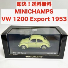 Minichamps Vw 1200 Export 1953 1/43 Volkswagen Oval Window Mini Car Beetle Goods