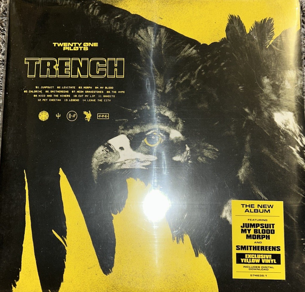 Twenty One Pilots Trench Yellow Translucent Vinyl Album LP