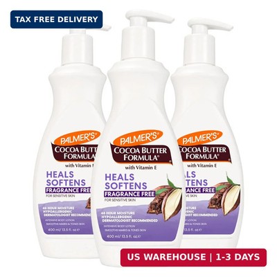 Palmer's Cocoa Butter Formula Daily Skin Therapy Fragrance Free Lotion for Dry S