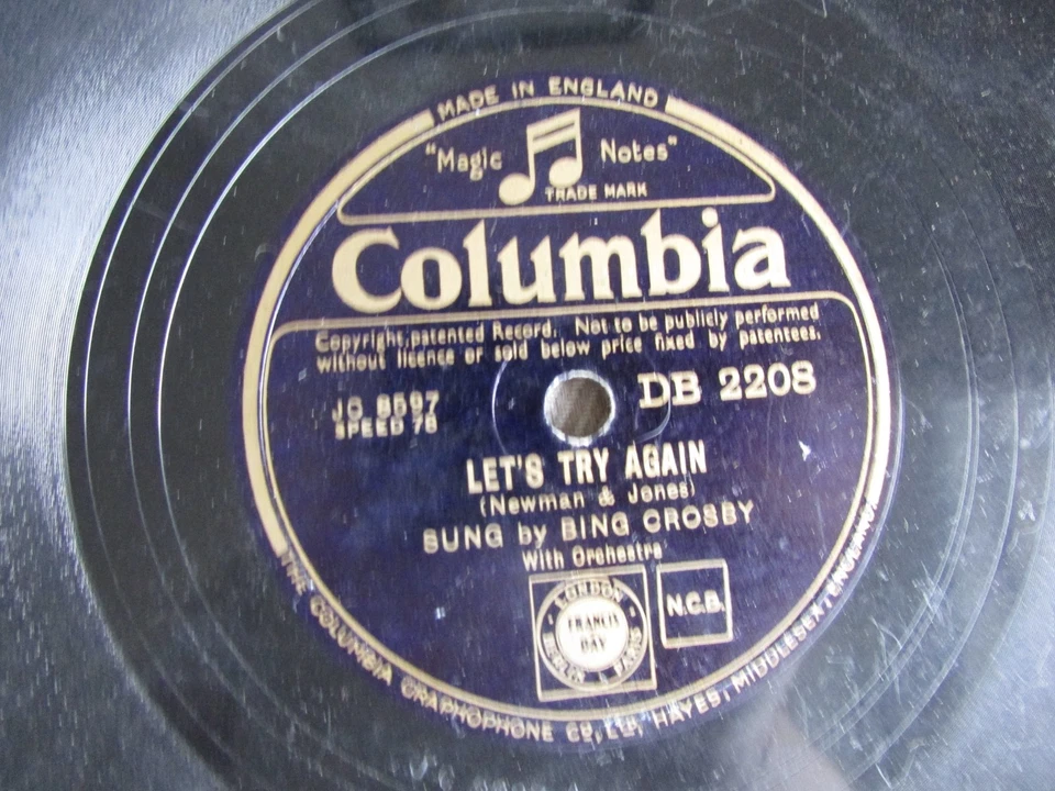 3x BING CROSBY 10” 78rpm Shellac Records - Image 4 of 4