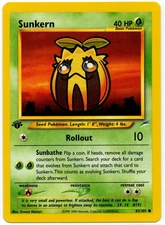 Pokemon - 1st Edition Neo Destiny Sunkern 83/105 LP