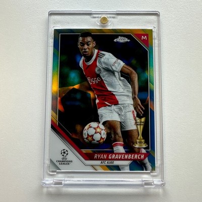Topps Chrome 21/22 Ryan Gravenberch Blue/Orange Starball All-Star Rookie /75
