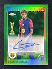 2024-25 Topps Chrome UEFA Lamine Yamal #FSA-LY Future Stars Green Auto /99