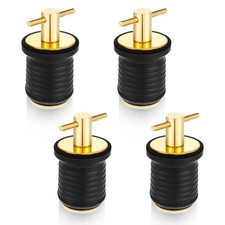 4 Pcs Boat Plug for 1 Inch Diameter Drain T Handle Stainless Steel Boat Twist