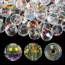 100 Pcs Glass Beads for Suncatchers Beautiful Suncatcher Bead 10Mm Sparkle Crys