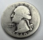1940 Washington Quarter R7