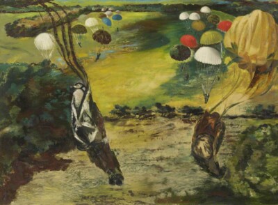 Parachute Jump near Tatton Park : Albert Richards : Archival Art Print
