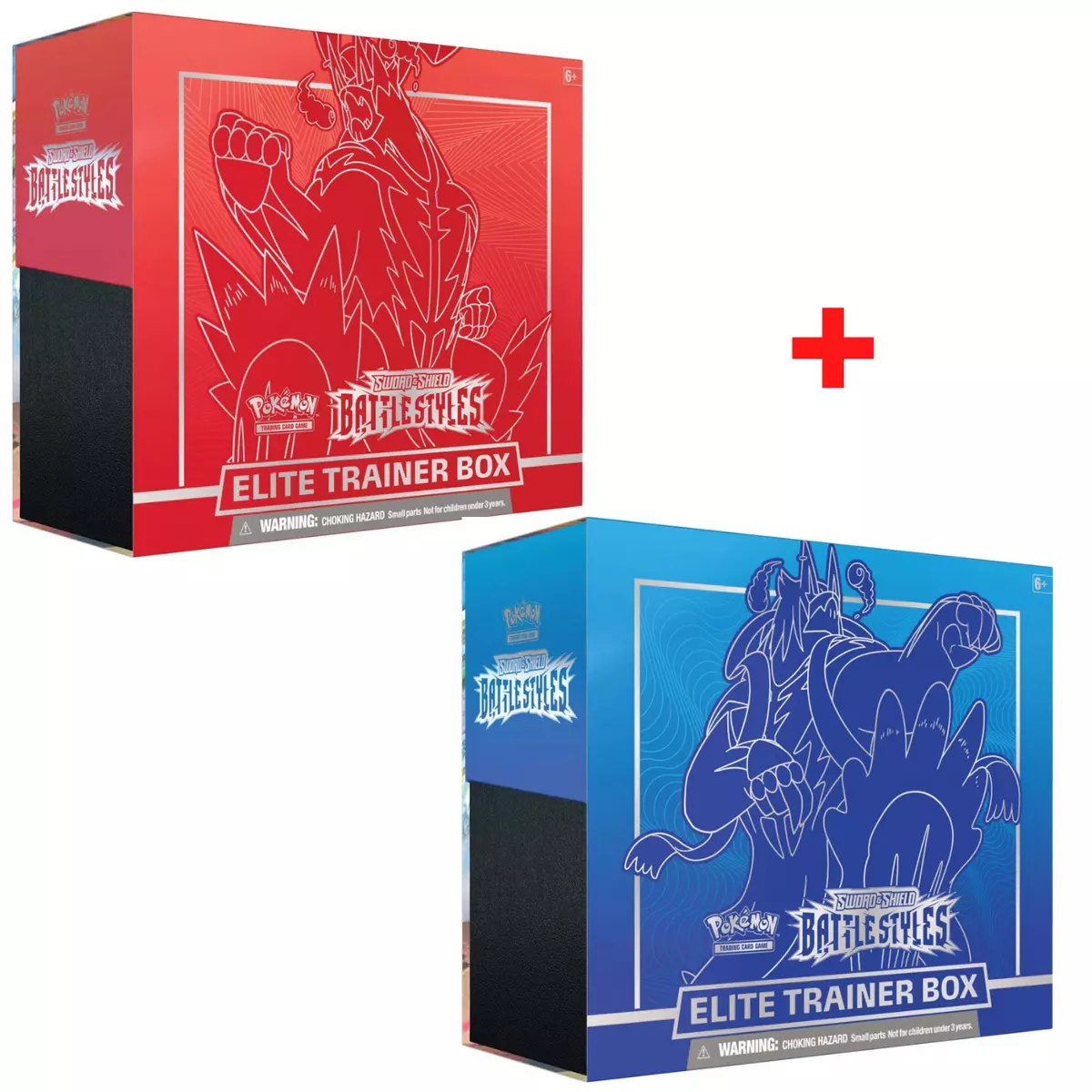 Pokemon TCG: Sword & Shield - Battle Styles Elite Trainer Box - Red