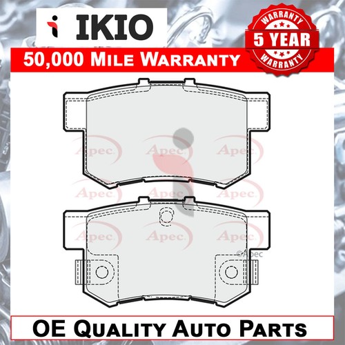 Fits Suzuki SX4 2006-2015 1.5 1.6 DDiS 1.9 2.0 Brake Pads Set Rear Ikio