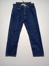 Levis Mens Jeans 505 34 Medium Wash Cotton Work Cowboy Classic Western