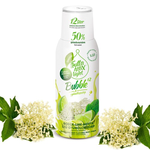 Sciroppo bevande LIGHT | sciroppo concentrato contenuto di frutta 50% senza zucchero stevia 500 ml - Foto 14 di 21