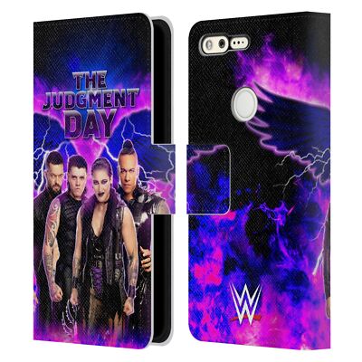 OFFIZIELLE WWE THE JUDGMENT DAY BRIEFTASCHE HUELLE AUS LEDER FÜR GOOGLE HANDYS