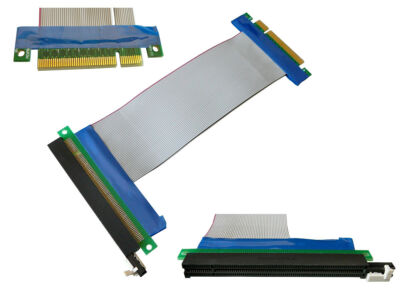 PCI Express Riser 1 Port PCIe 8X 16X - FLEXIBLE