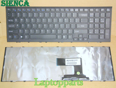 New US Keyboard For Sony VPC-EL VPCEL PCG-71C11L PCG-71C12L Laptop With Frame
