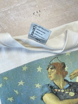 Vintage Norman Rockwell “Rosie the Rivetor” Painting Art T