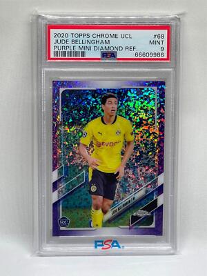 その他 2020 21 topps chrome Bellingham psa9 2020-21 Topps Chrome UEFA Jude Bellingham #68 RC Rookie