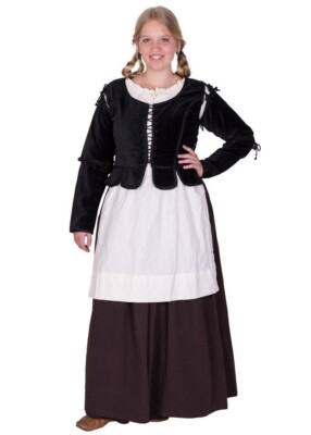 Medieval Velvet Jacket, Black or Green