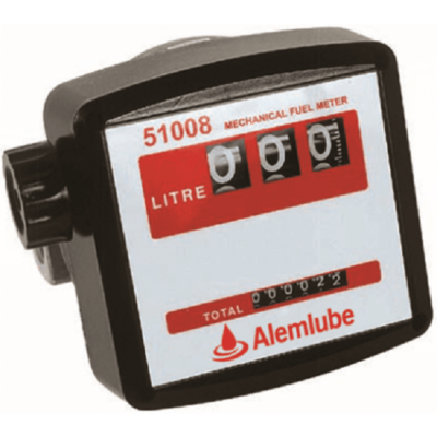 Alemlube MECHANICAL FUEL METER 120L/Min Gravity Feed/Pump, Field