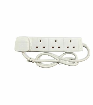 4-fach 1 Meter Kabellänge weiß Verlängerungskabel Masterplug