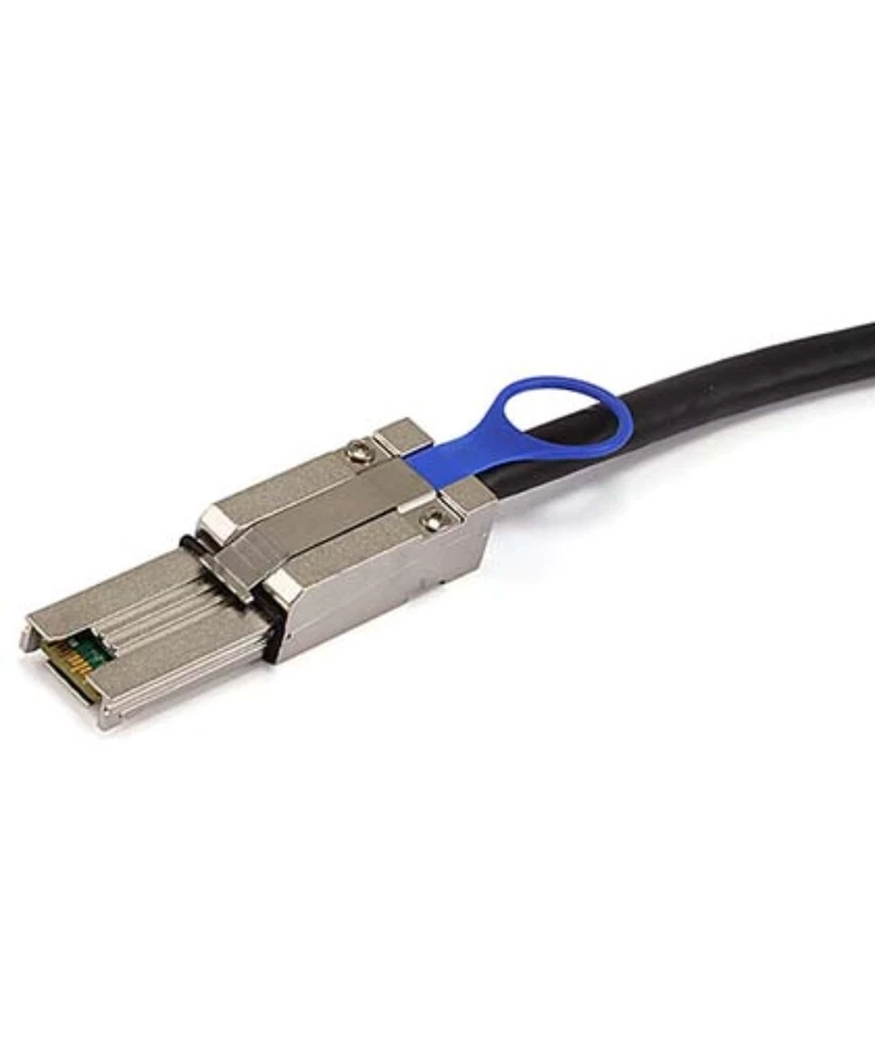 1m External SAS 34pin SFF-8470 Male to Mini SAS 26pin SFF-8088 Male Cable 28AWG - Image 2 of 3
