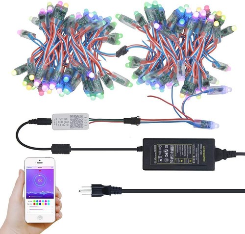 WS2811 IC RGB Pixel LED String Light Wifi Controller and Power Supply Full Kit - Picture 29 of 44
