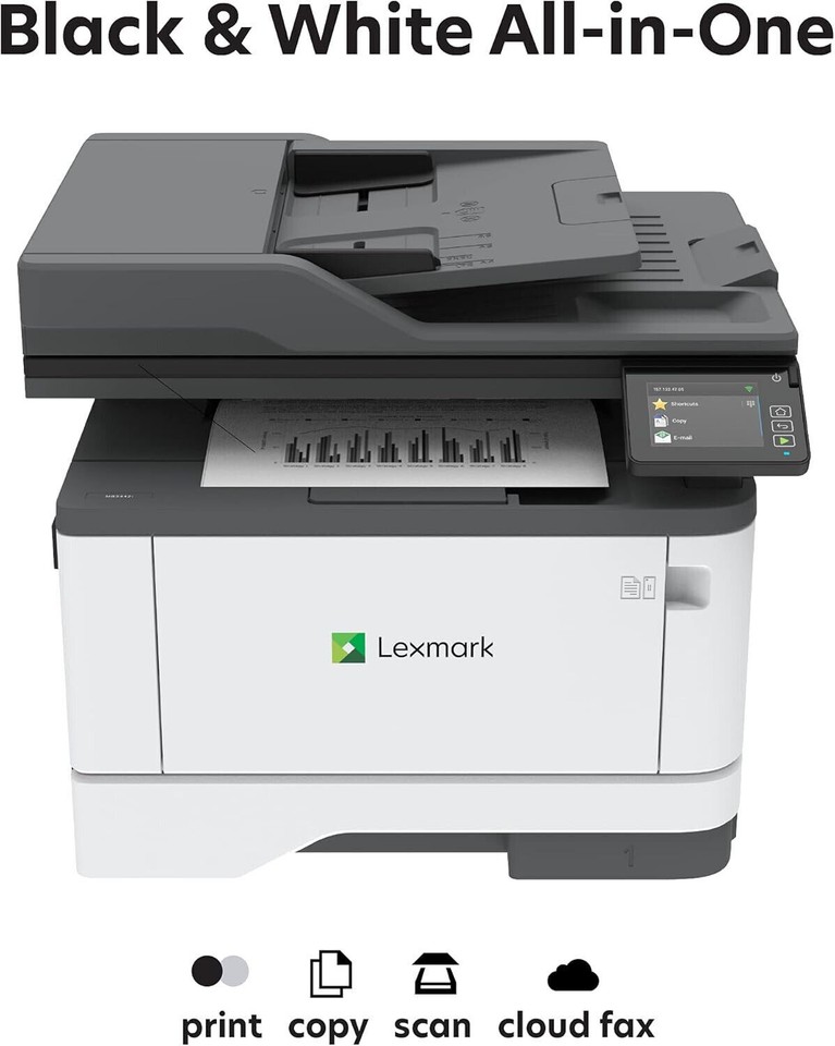 Lexmark Mx431Adw Laser Monochrome MFP Printer with Touchscreen, Copier