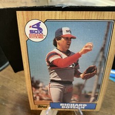 1987 Topps #720 RICHARD DOTSON Chicago White Sox Baseball Card, Pitcher