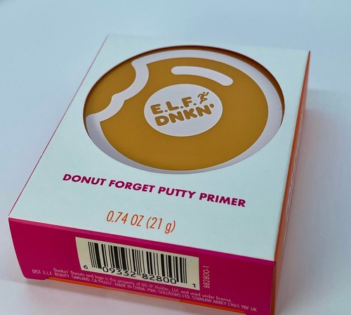 Face Primer E.L.F. Dunkin Donut Forget Putty Face Primer 0.74 Oz Full Size - Picture 3 of 5
