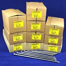 (3,39€/kg) 5 kg Drahtstifte BLANK, 90 100 120 145 160 180 210 230 260 mm, Nägel