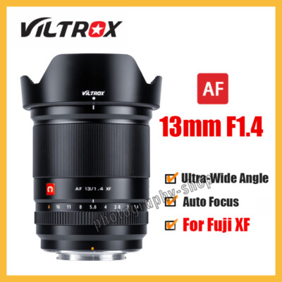 Viltrox 13mm F1.4 Ultra Wide Angle AF Lens for Fuji FX mount X-T30 II X-T4 X-T3