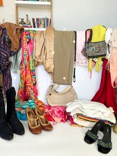 Lot of Vintage Clothes Shoes and Accessories  60s - 00s, Women's, Wholesale