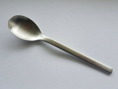 Auerhahn Mahno Menülöffel, MATTIERT, 21,4 cm, NEU Edelstahl 18/10 matt
