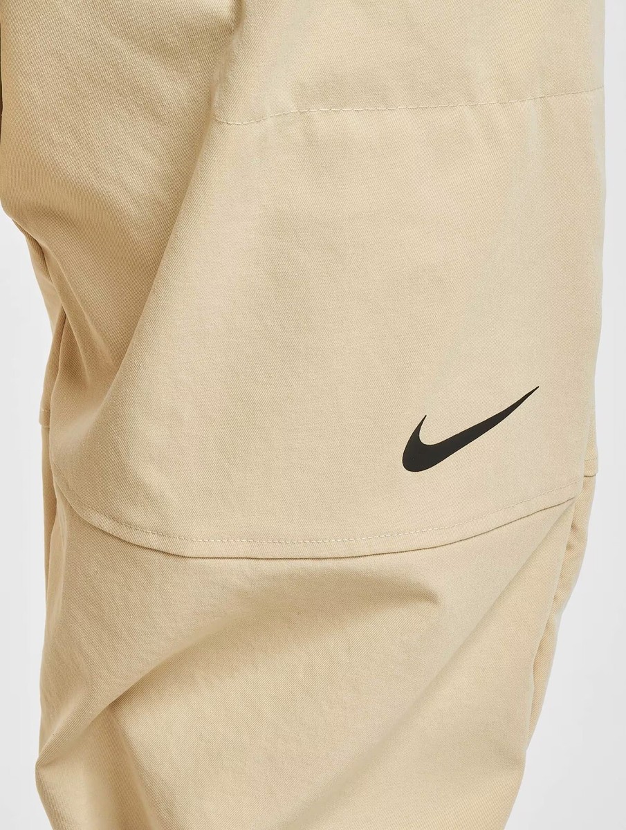 Nike Sportswear Women's Swoosh Woven Pants Joggers Tan Nike Sportswear Women's Swoosh Woven Pants Joggers Tan