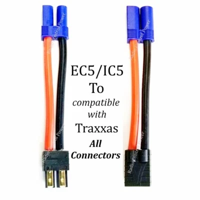 RCP Adapters EC5/IC5 to Fits TRX Wire Adapters 8 or 10 awg Wire