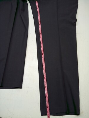 Haggar Clothing Classic Fit Eclo Stria Grey Dress Pants Men's Size 42 x 32  | eBay