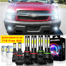 Para For 2002-2005 Chevrolet Avalanche 1500 2500 Led Faro Bombillas Antiniebla Para For 2002-2005 Chevrolet Avalanche 1500 2500 Led Faro Bombillas Antiniebla
