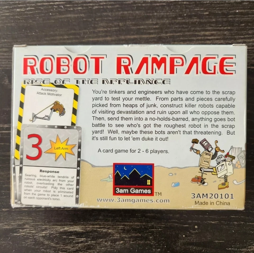 Robot Rampage Rise of the Appliance Card Game by 3AM Games - Image 4 of 4