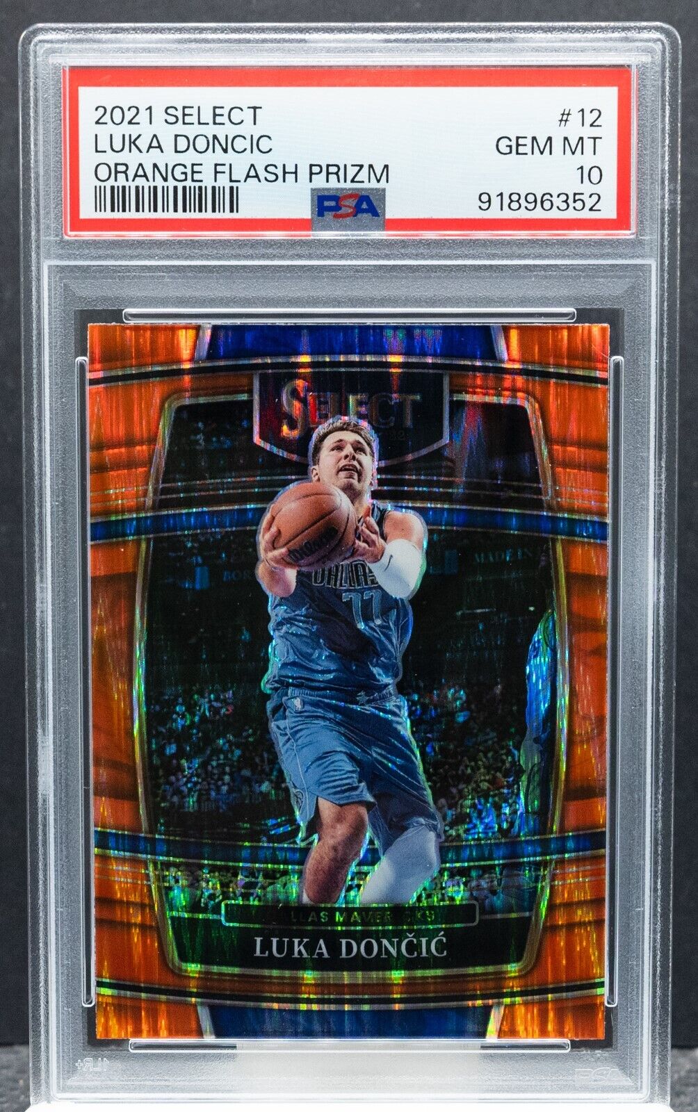Luka Doncic 2021 Select #12 Concourse Orange Flash Price Luka Doncic 2021 Select #12 Concourse Orange Flash Price