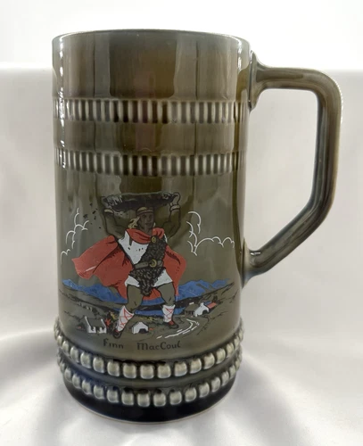 Vintage Wade Irish Porcelain Tall 22 oz. Mug Finn MacCoul