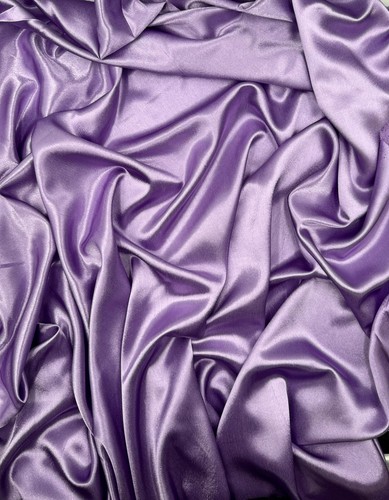 1 mtr shiny purple crepe back satin fabric,bridal,deco,dress..58”wide(147cm) - Picture 3 of 11
